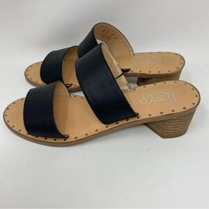 Franco Sarto Kiki black sandal size 8M